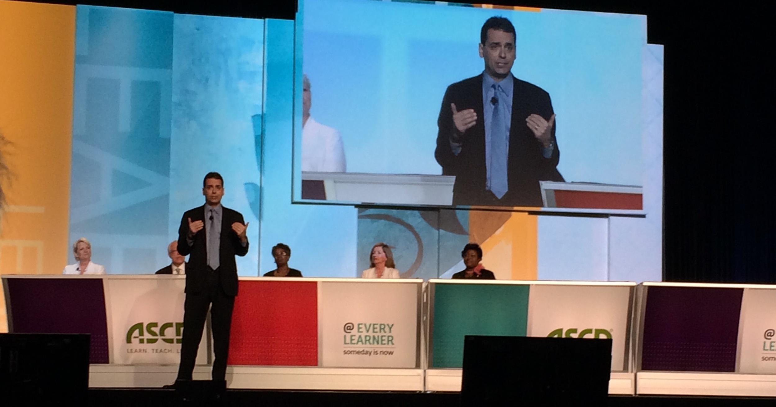 Dan Pink at the ASCD Conference in Los Angeles (March 15, 2014), Photo by Holly Steele