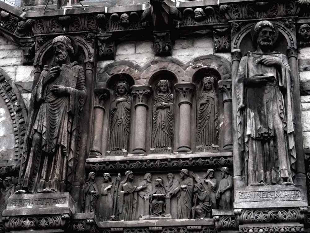 Trinity Episcopical Church detail.