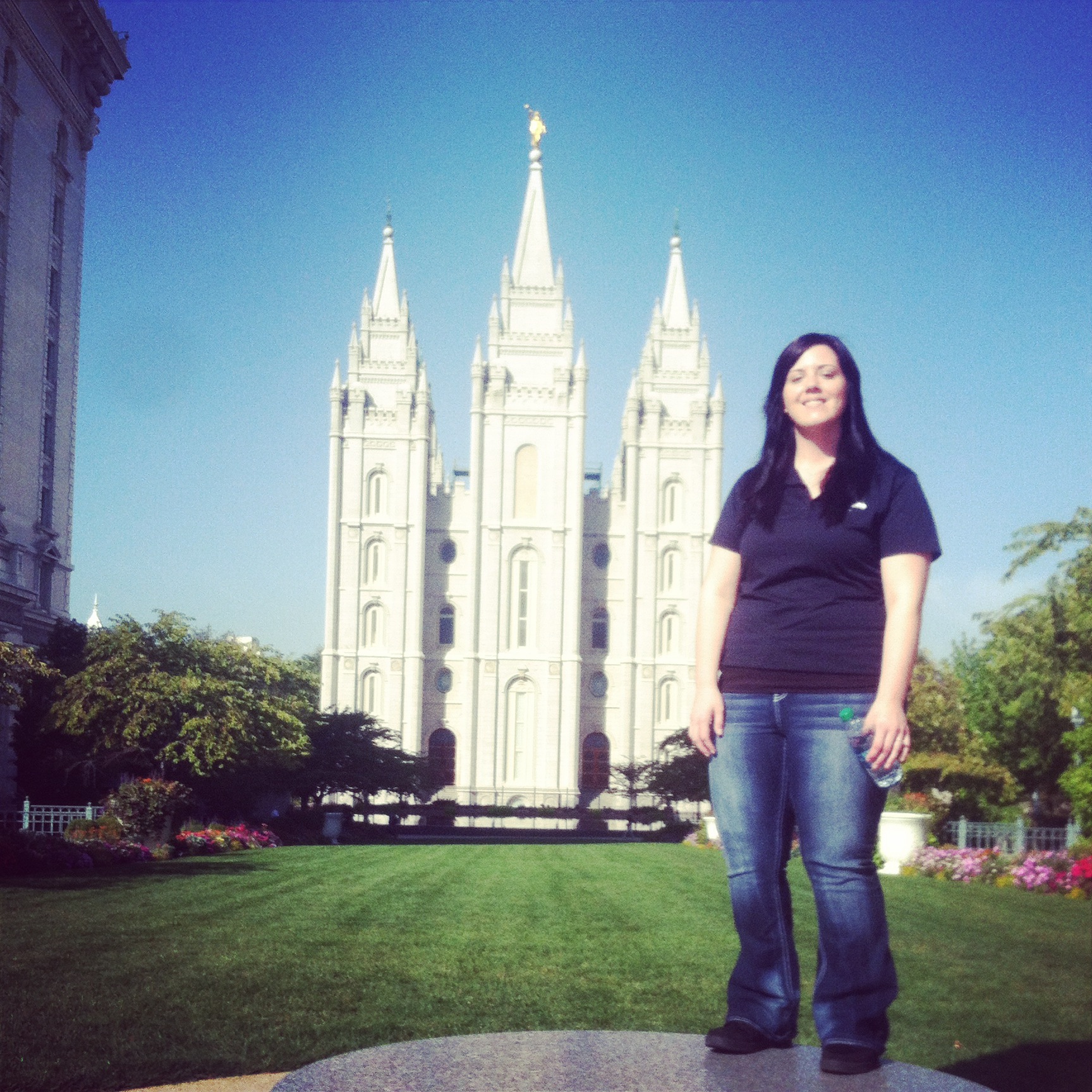 This was me in front of the Salt Lake Temple at Temple Square ! 