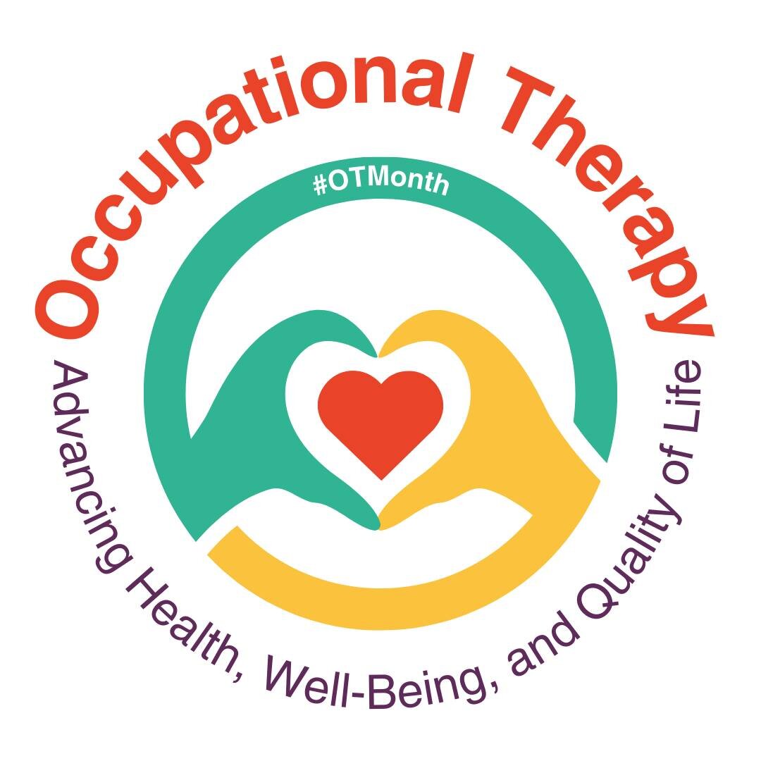 April is Occupational Therapy month! This year, the American Occupational Therapy Association's theme is advancing health, well-being, and quality of life. 

If you have an OT that has helped improve your well-being and quality of life, we'd love to 