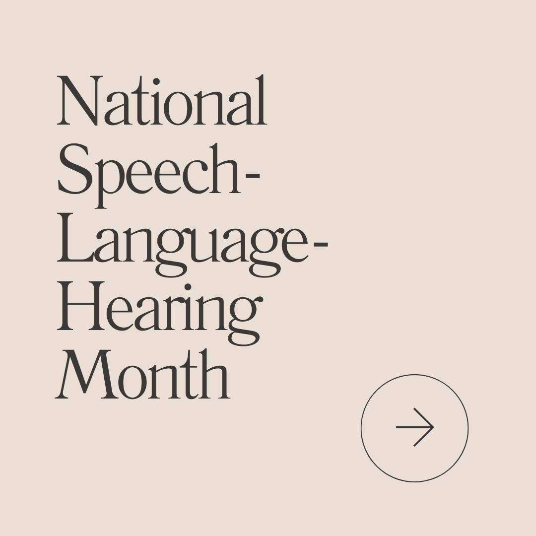 While May is stroke awareness month, it is ALSO national speech, language, and hearing month, so we want to recognize this amazing profession and all that they do!

We'd love to hear in the comments how your speech therapist has helped in your recove