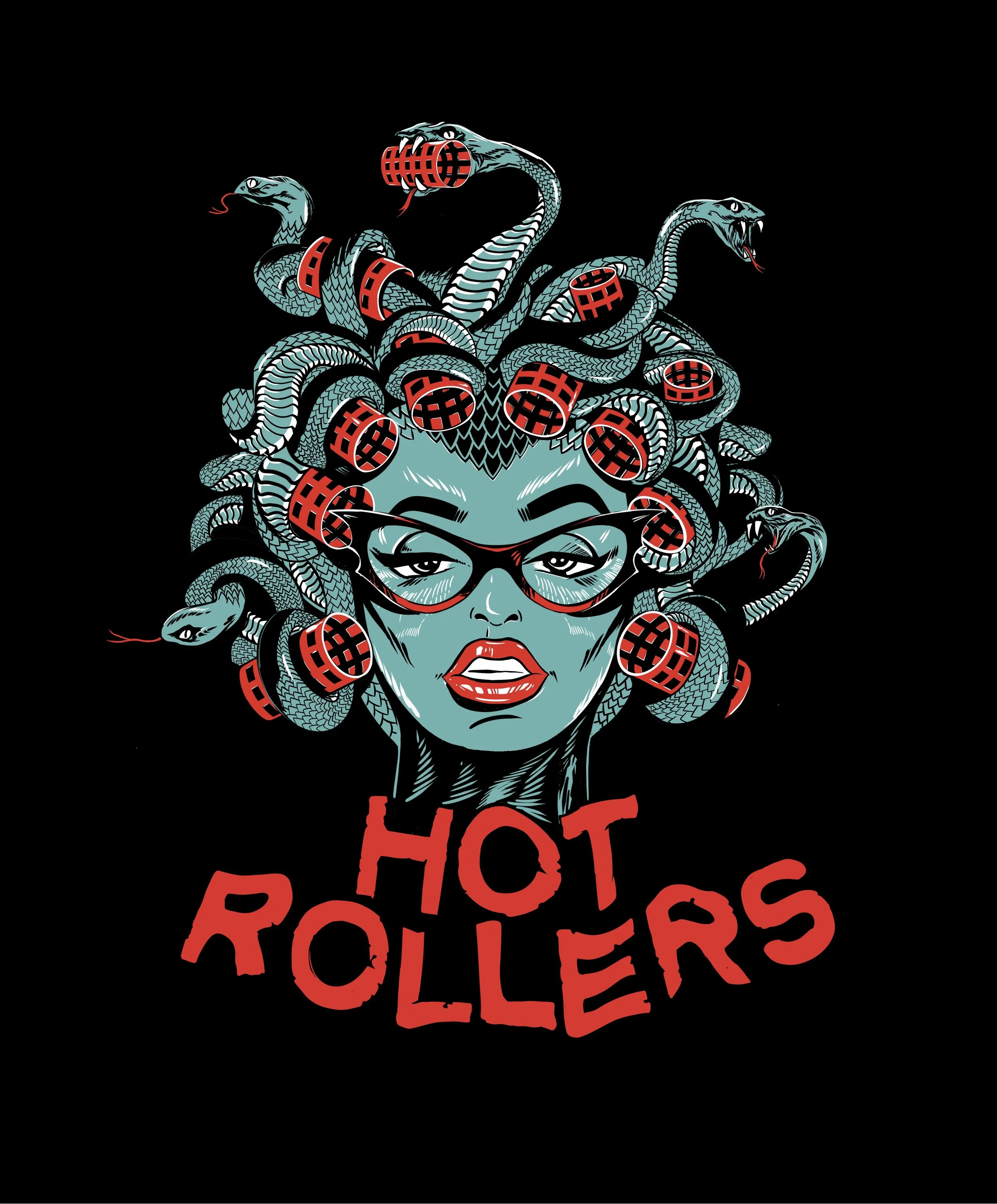 T-Shirt design
Client: The Hot Rollers
Role: Illustrator