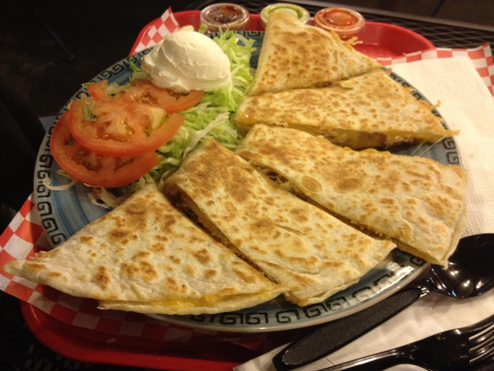 Excellent quesadilla