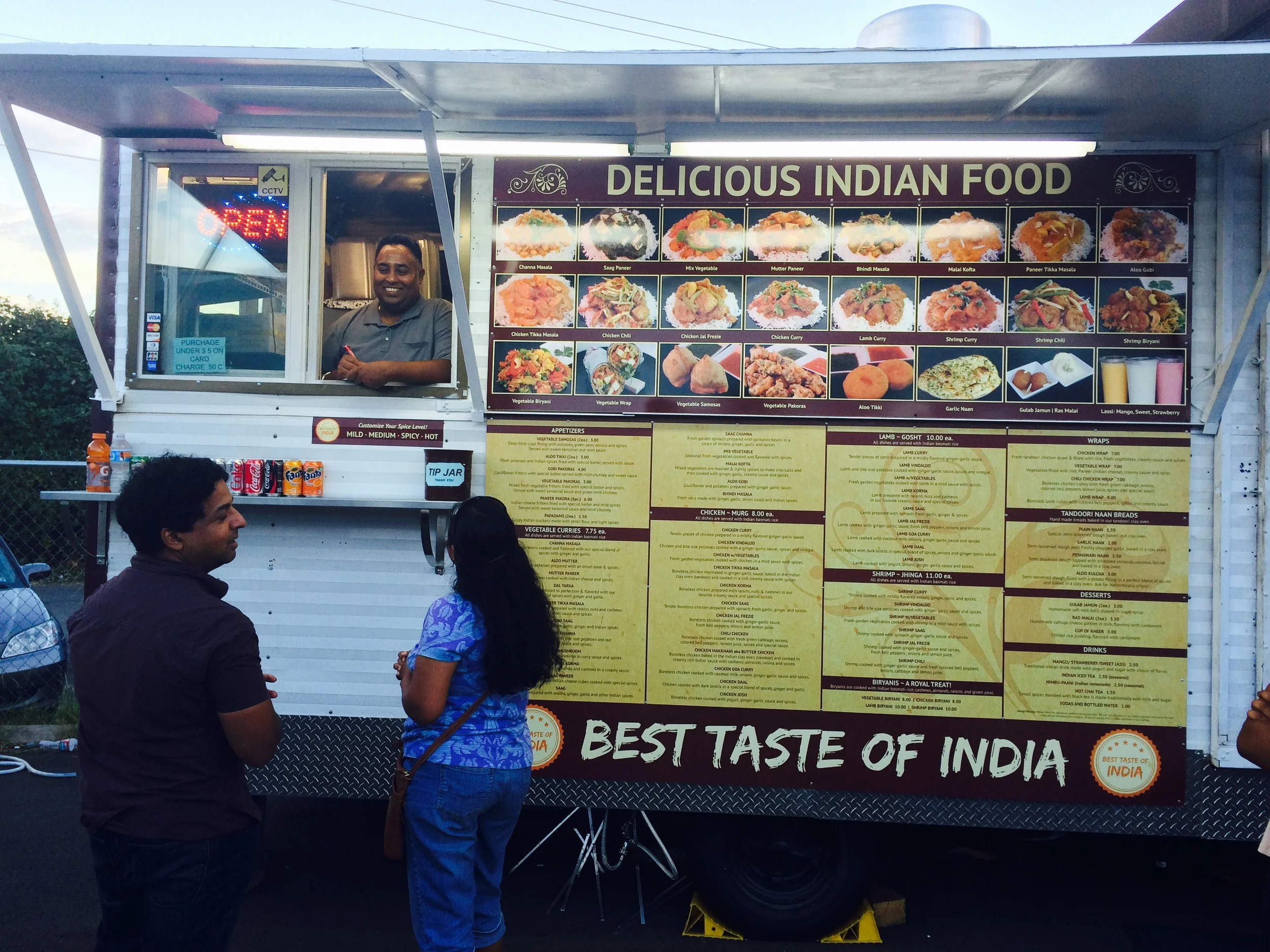 Jas, the owner and chef at Best Taste of India