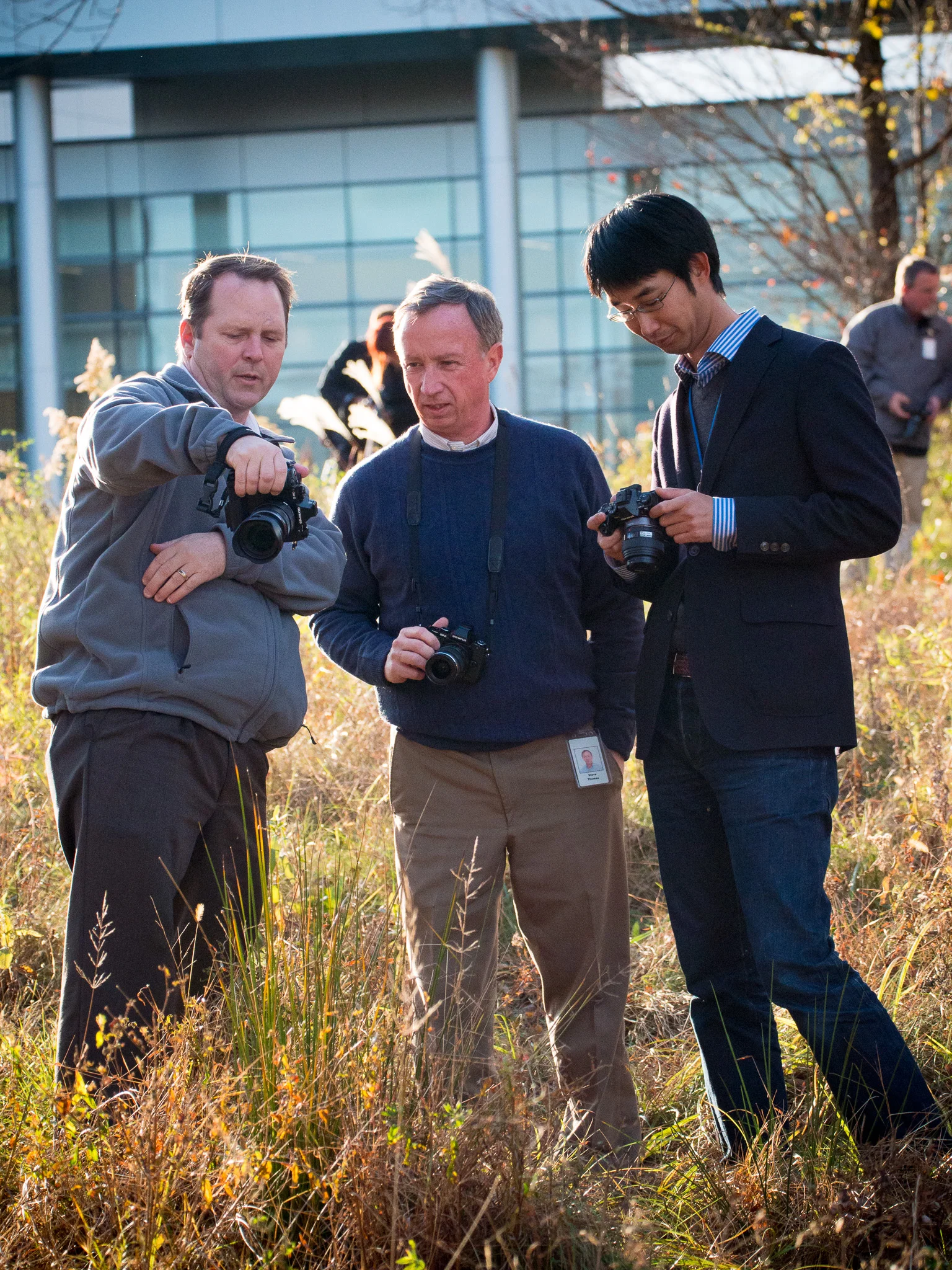 Photowalk at Olympus headquarters with Olympus employees? Incredible time! Alex McClure and Dan Kato.