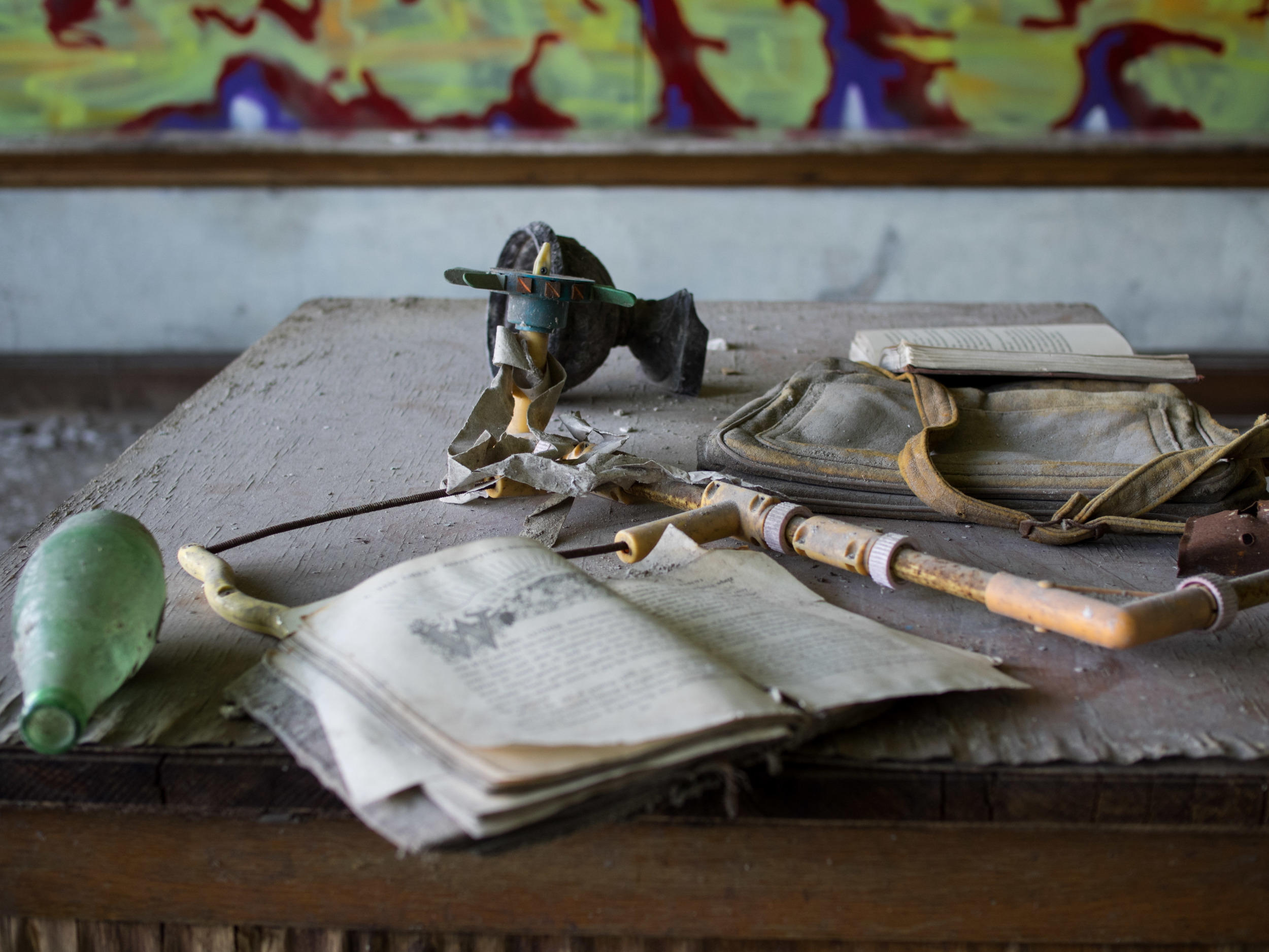 Every classroom in the school was a scene of dismay. It was confusing to try and understand how some things looked like they had never been moved, and others were obviously places of recent activity.