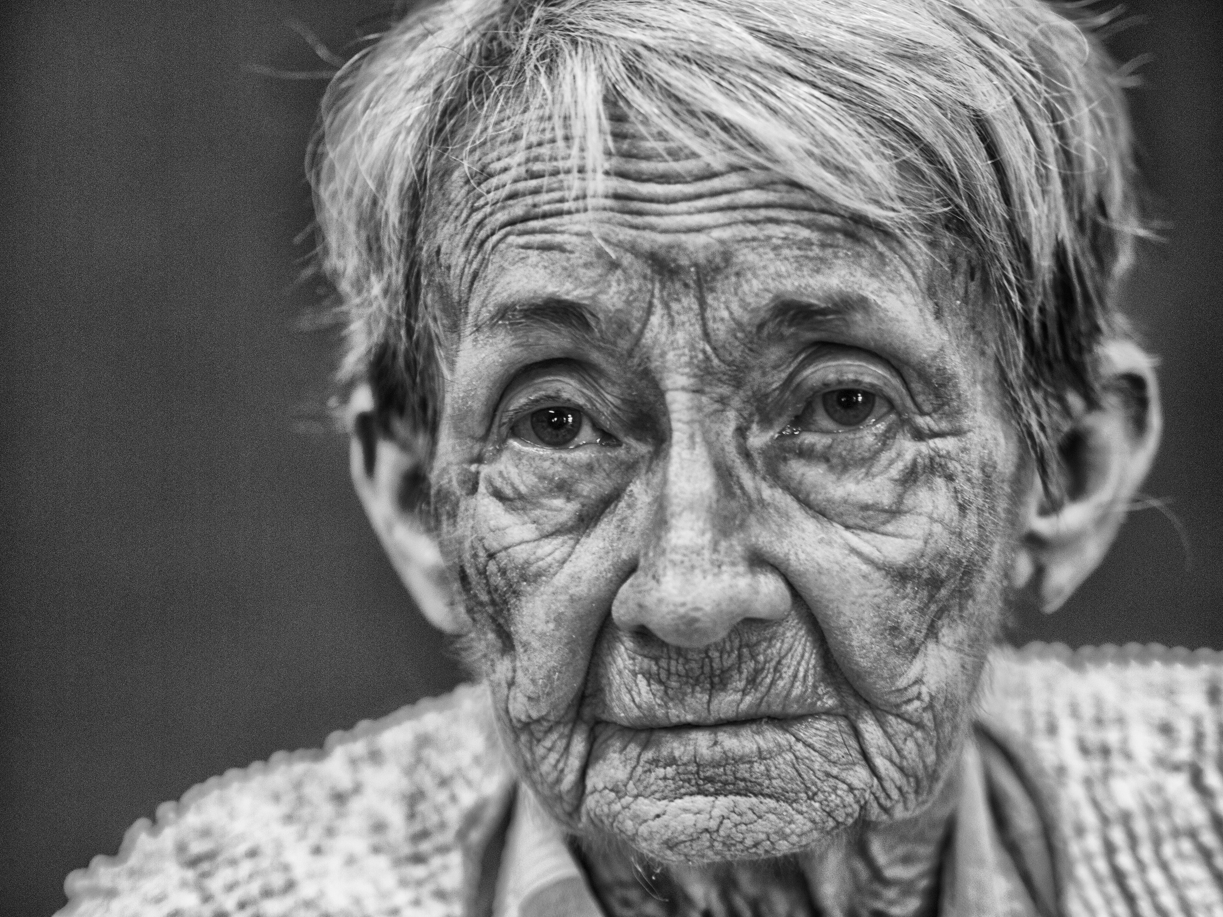 My Grandmother the last time I saw her before she passed away. E-PM1 + mZuiko 45mm f/1.8