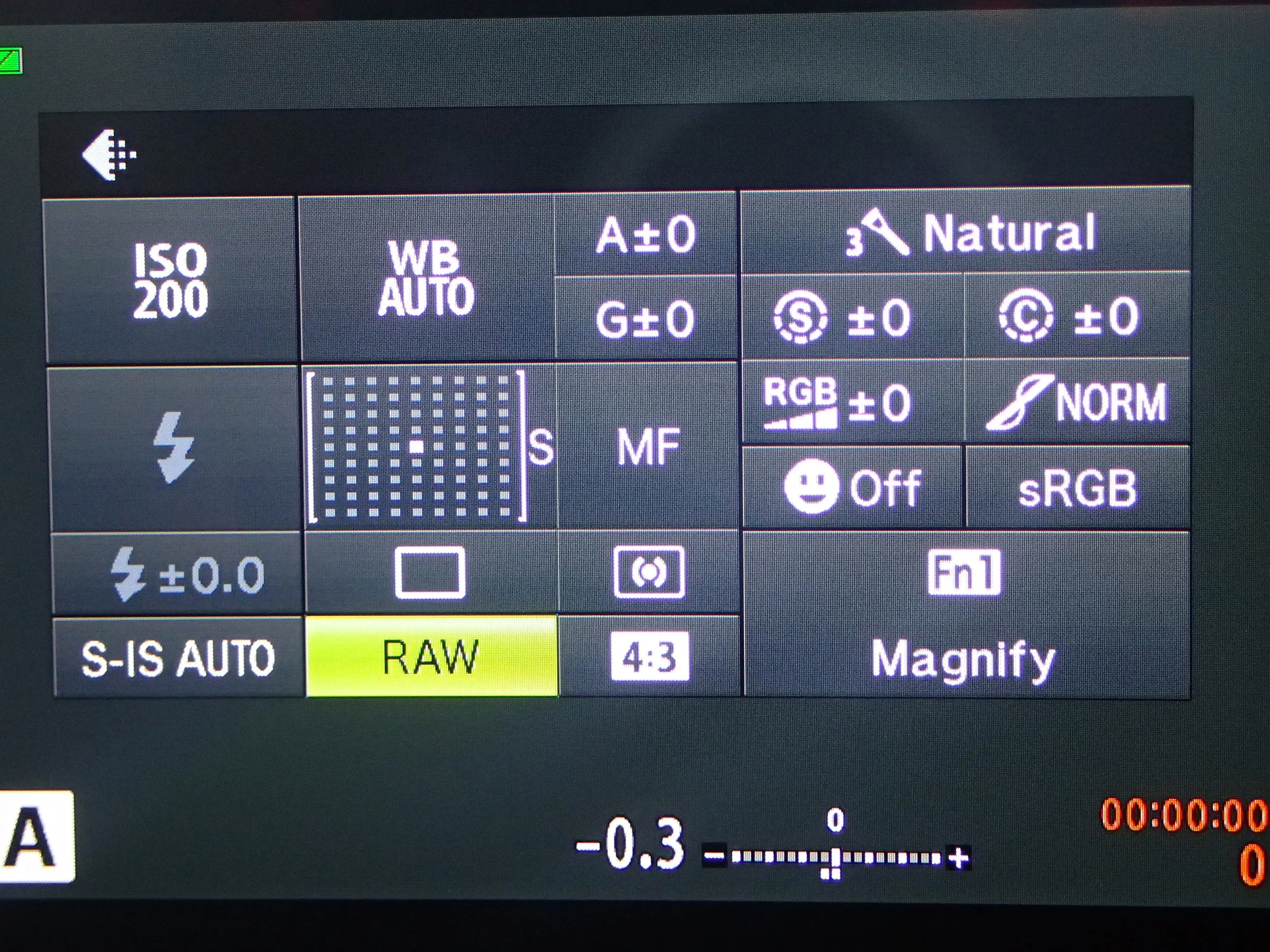 Currently shooting RAW, but we'll change that.