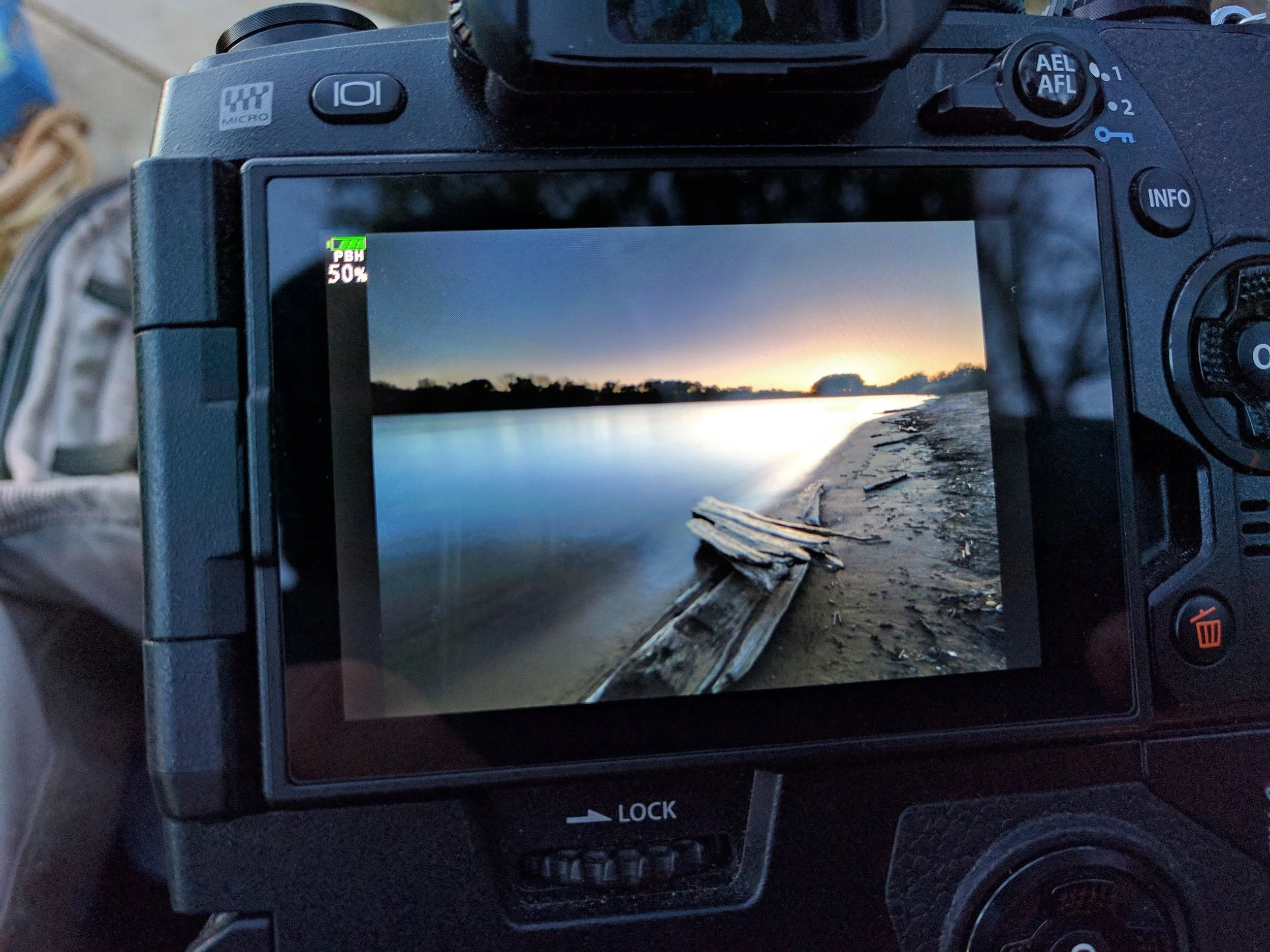 What it looked like through my NiSi filters!!!