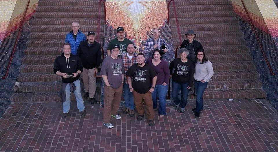 Image courtesy of Matthew Quinn (front left in black) and his DJI Mavic at the Hilton FInancial District where we stayed.