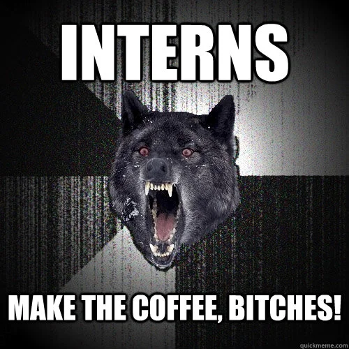 Intern bitch.jpg