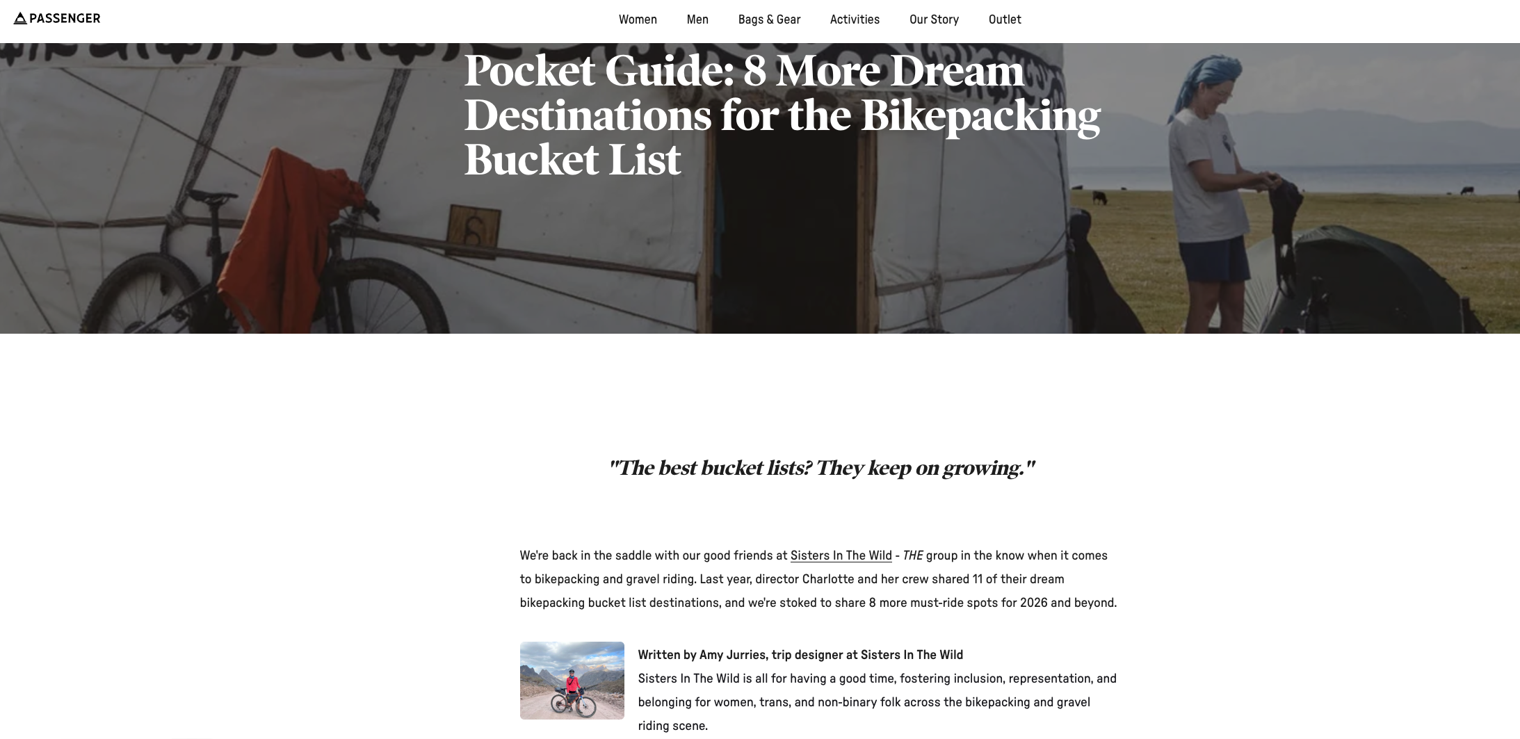 Passenger Journal Article