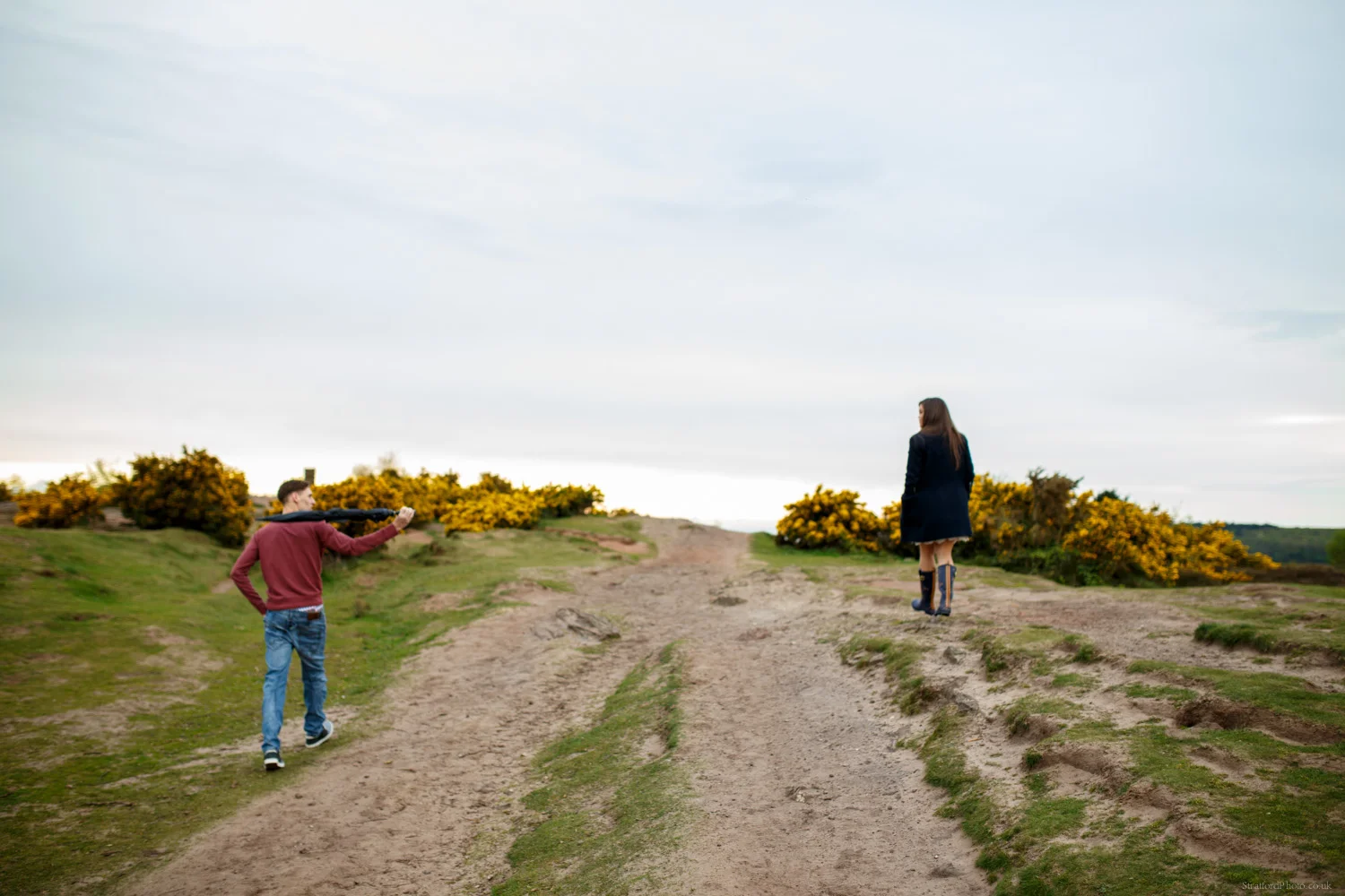 Hayley & David Beautiful Romantic Sunset Prewedding Engagement Shoot at Thurstaston on the Wirral 3.jpg