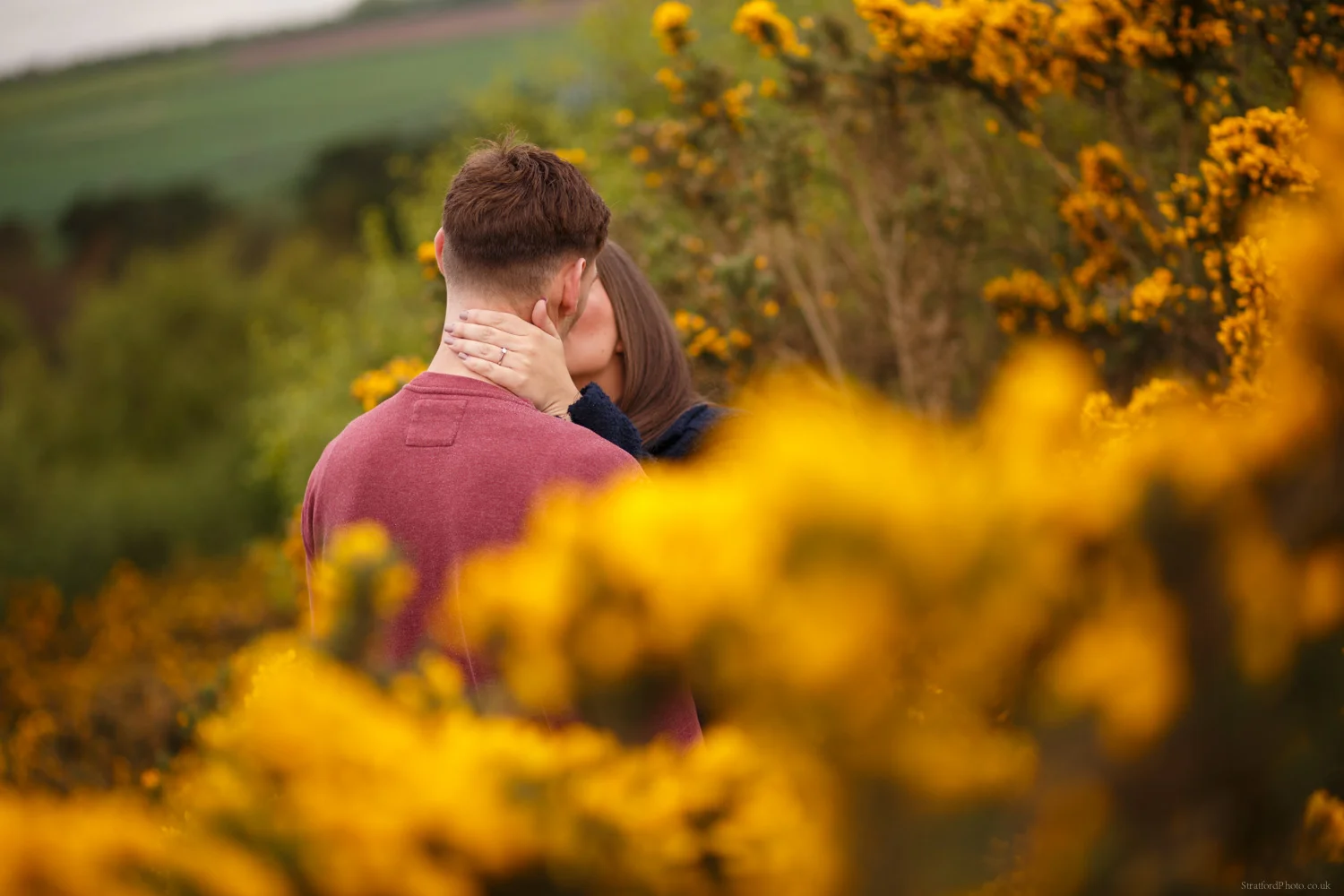 Hayley & David Beautiful Romantic Sunset Prewedding Engagement Shoot at Thurstaston on the Wirral 12.jpg
