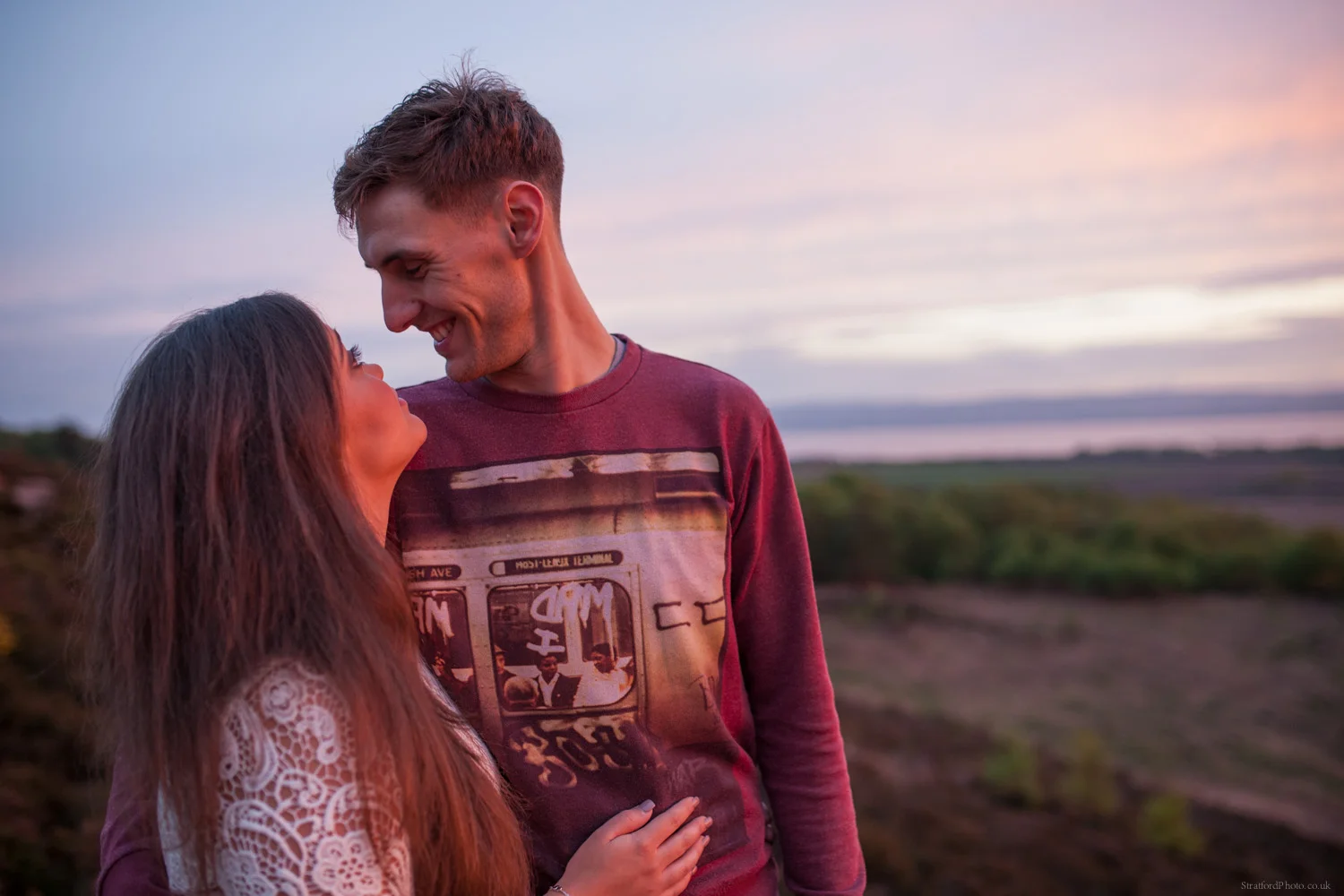 Hayley & David Beautiful Romantic Sunset Prewedding Engagement Shoot at Thurstaston on the Wirral 77.jpg