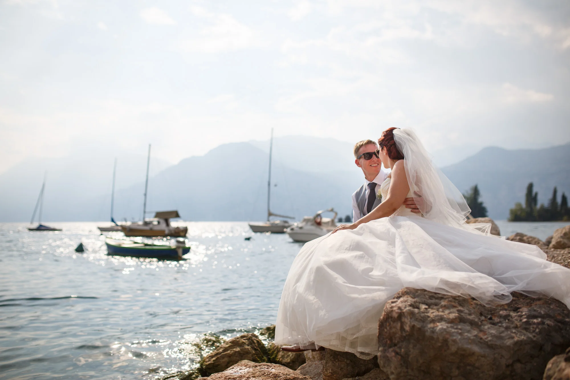 Laura & Darren a Malcesine, Italy