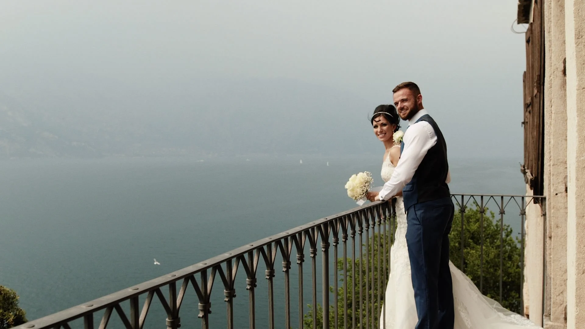 Jordan & Chris's Destination Wedding in Malcesine