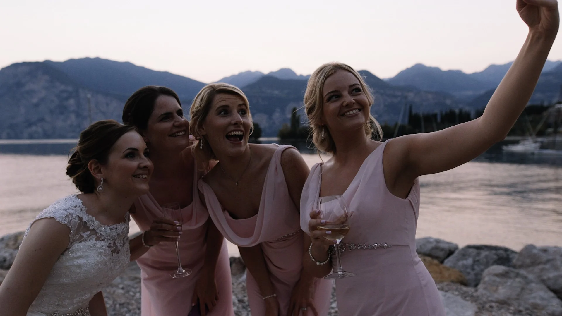 Laura & Ross' Destination Wedding Film in Malcesine, Italy