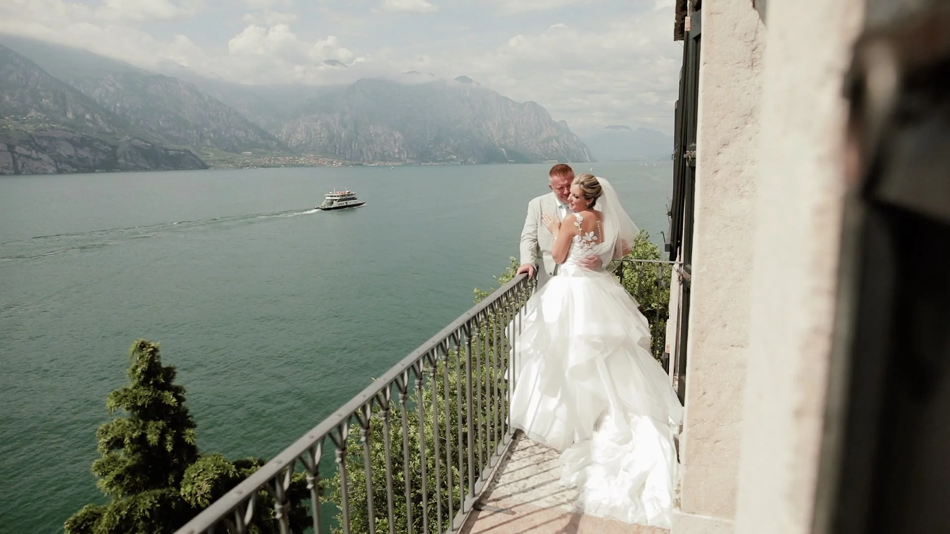 Claire & Philip in Malcesine, Italy