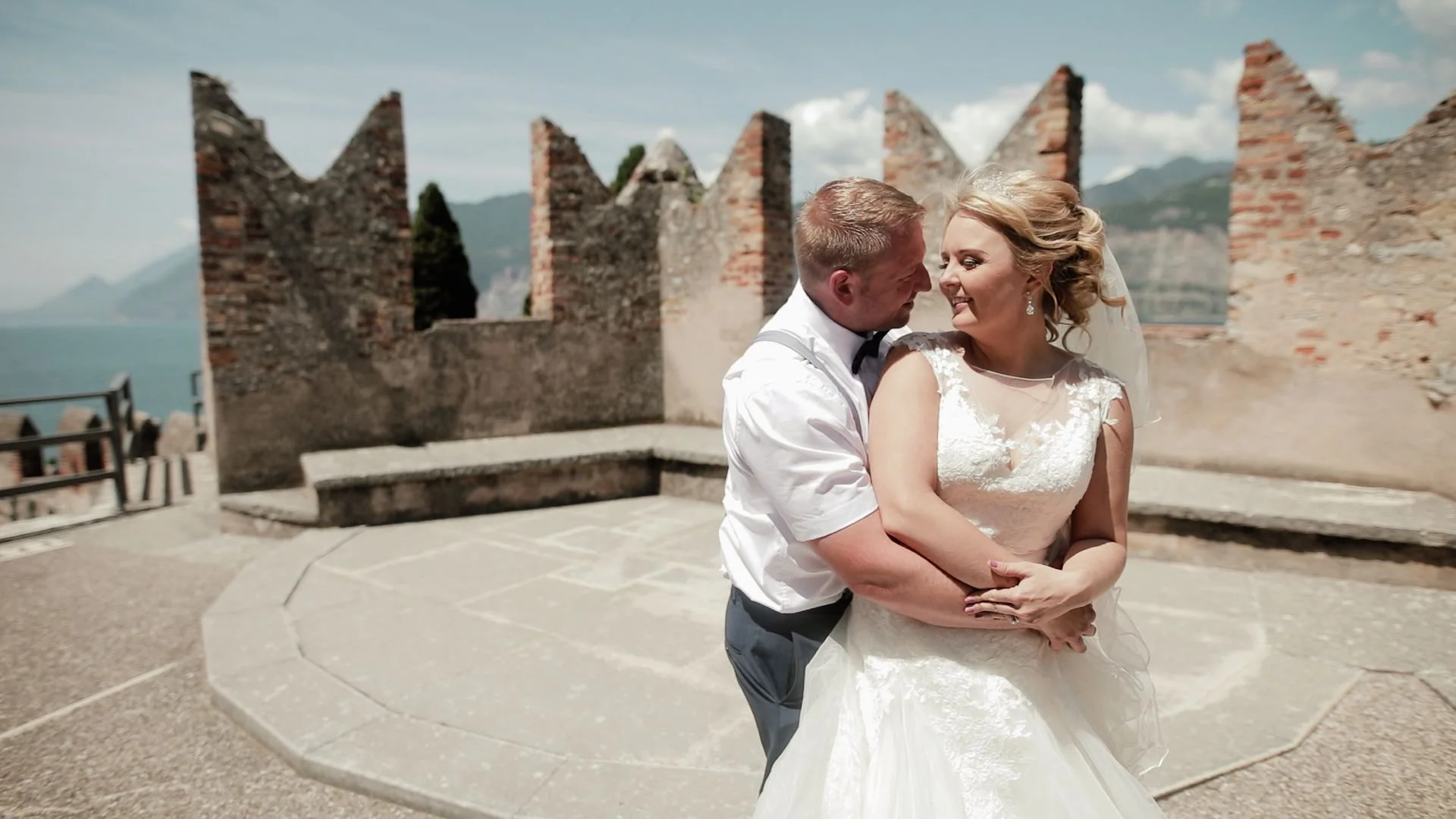 Natalie & Daniel's Destination Wedding in Malcesine, Lake Garda