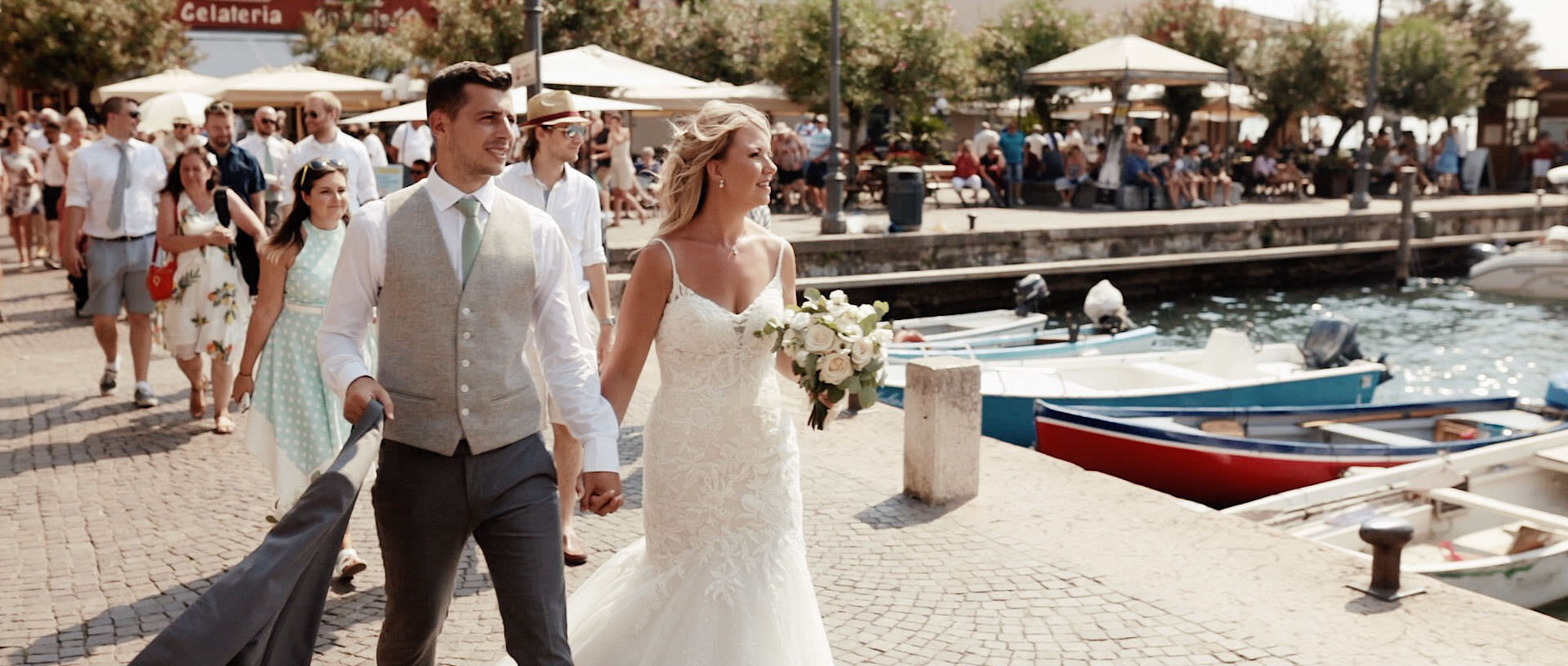 Lucy & Francesco Malcesine Italy Lake Garda Destination Wedding Video Film with Sparklers 18.jpg