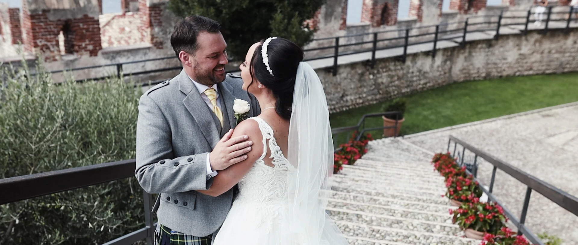 Elisa &amp; Gavin's Destination Wedding in Malcesine, Lake Garda