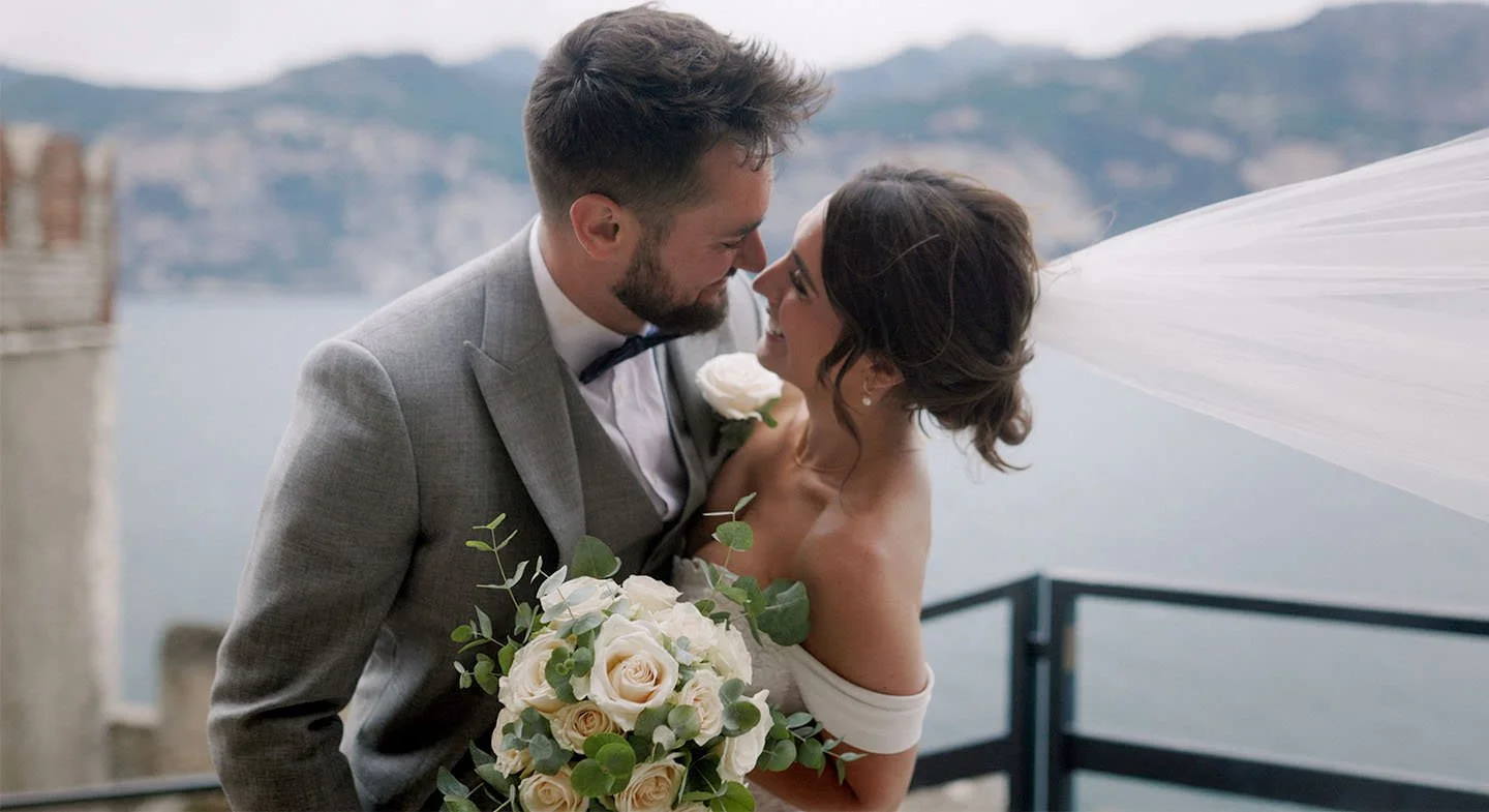 Gill &amp; Neil in Malcesine, Lake Garda