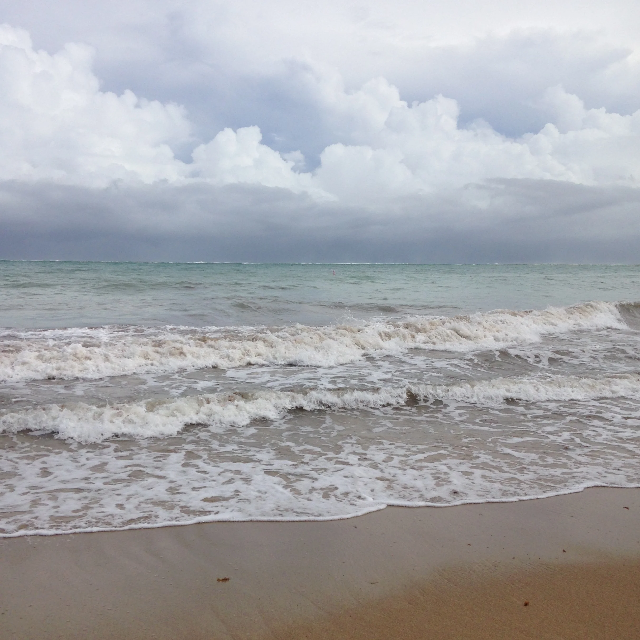 Rough and wild...storms out at sea.