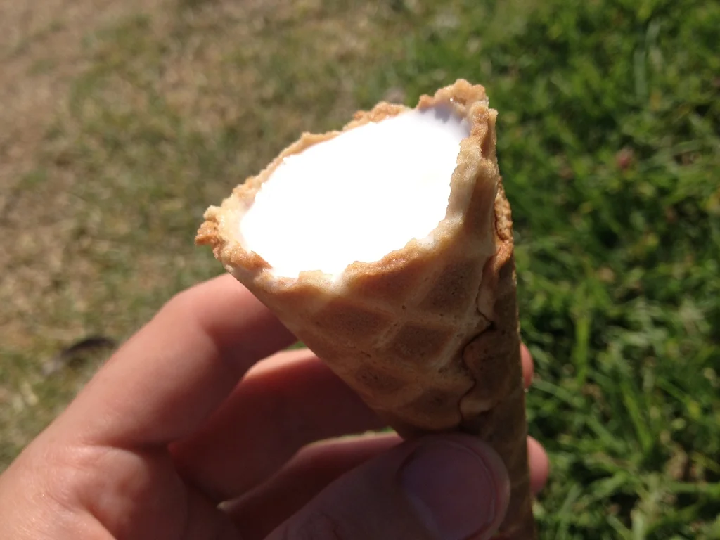 It was melting faster than I could eat it!