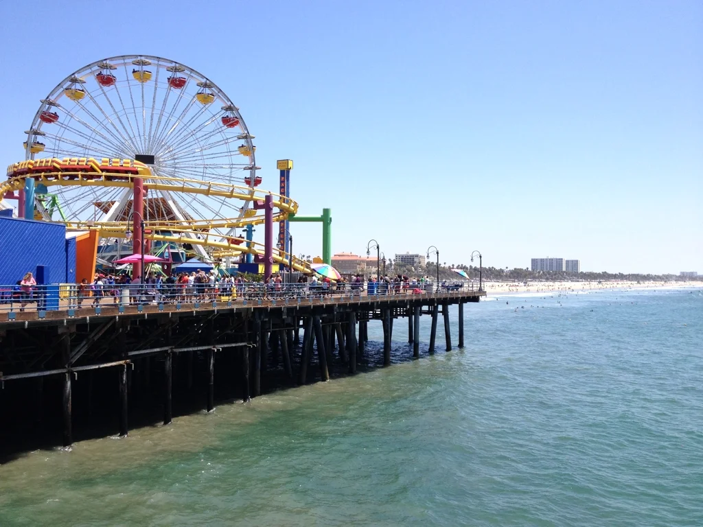 Finally walked along the Santa Monica Pier.