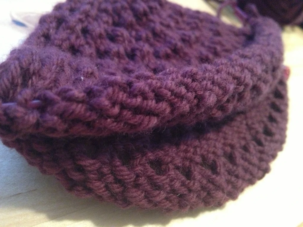 Love the feel of this yarn, Cool Wool.