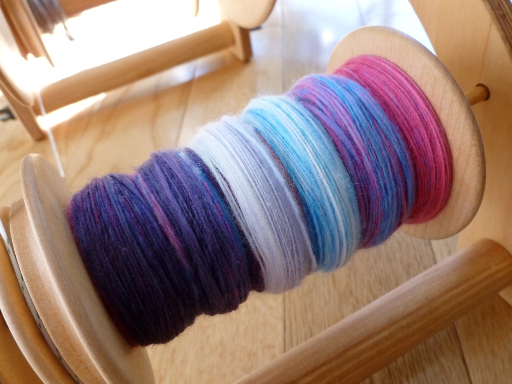 The first single from April's Spun Right Round Fiber Club. 