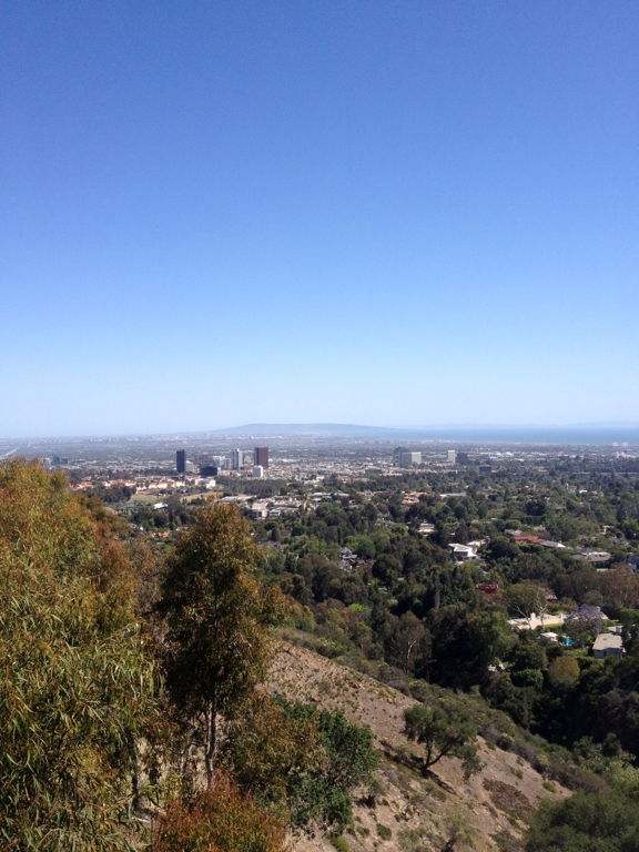 View from the edge of The Getty Art Museum