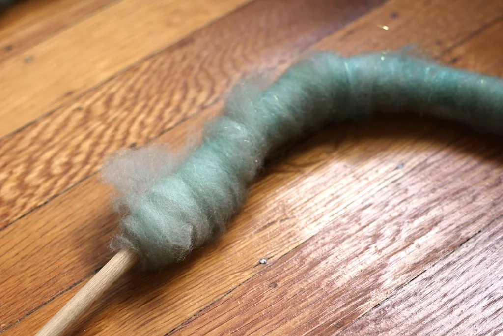 How t o Make and Spin Fauxlags | withwool.com