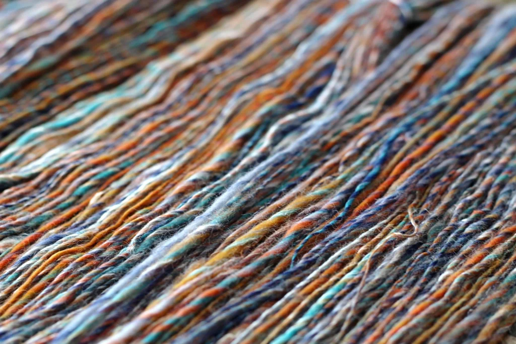 Finished my first handspun yarn of 2016! Now to figure out what to make with it. | Giddy Up Handspun - withwool.com
