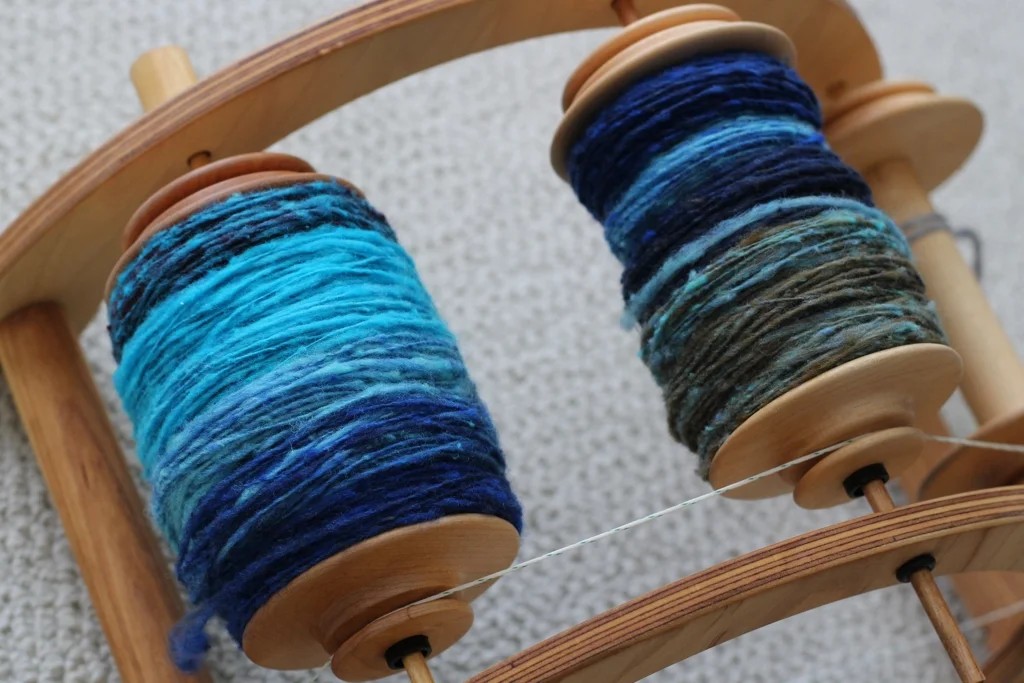 Rainbow Roll and I had a frustrating start, but we still created some beautiful handspun yarn. | Spinning Noro Rainbow Roll Part 1 - withwool.com