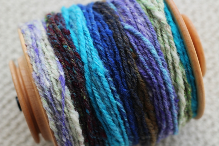 Rainbow Roll and I had a frustrating start, but we still created some beautiful handspun yarn. | Spinning Noro Rainbow Roll Part 1 - withwool.com