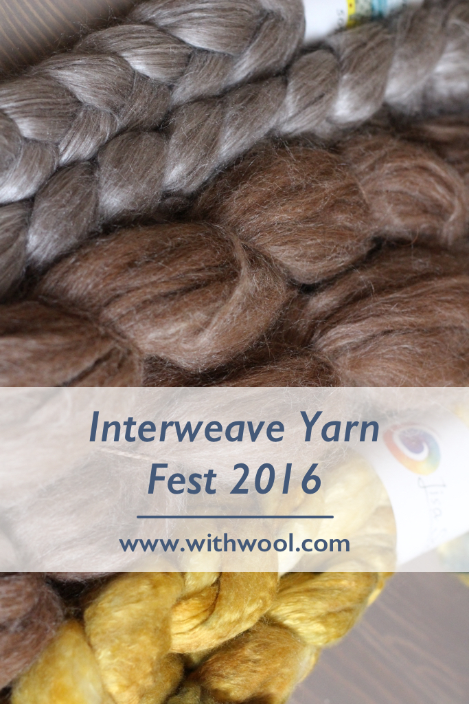 I had an great time at Interweave Yarn Fest 2016 and my stash is pretty happy too. :) - Interweave Yarn Fest | withwool.com