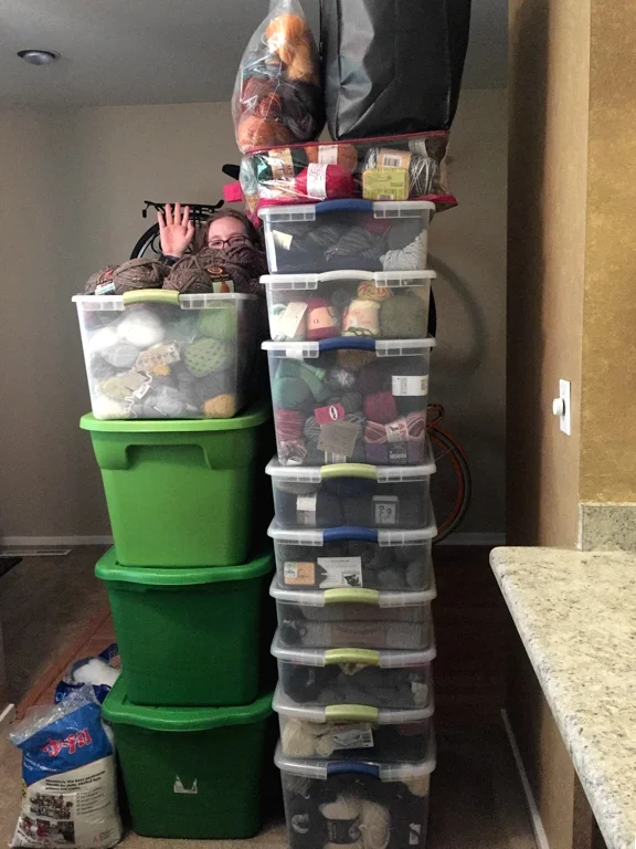 After coming to terms with the overwhelming enormity of my yarn stash, I’m going cold sheep. Going Cold Sheep | withwool.com