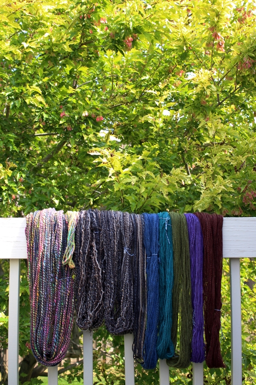 I finished plying the last of my handspun and set the twist the week after the Tour ended. Now I’m Really Finished With Tour de Fleece | withwool.com
