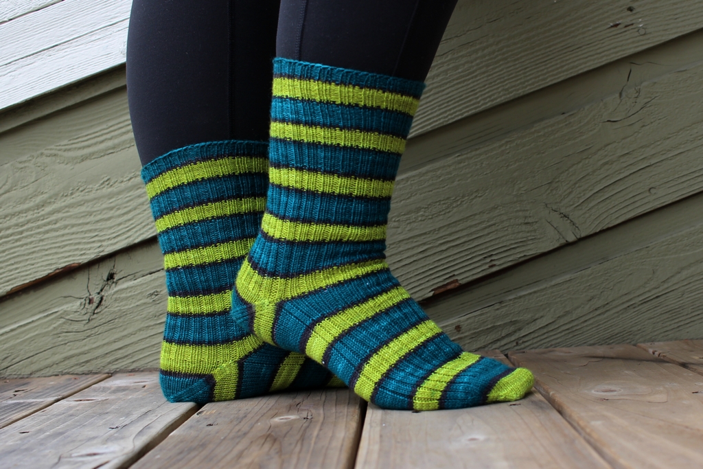 FO: TurtlePurl Socks — With Wool