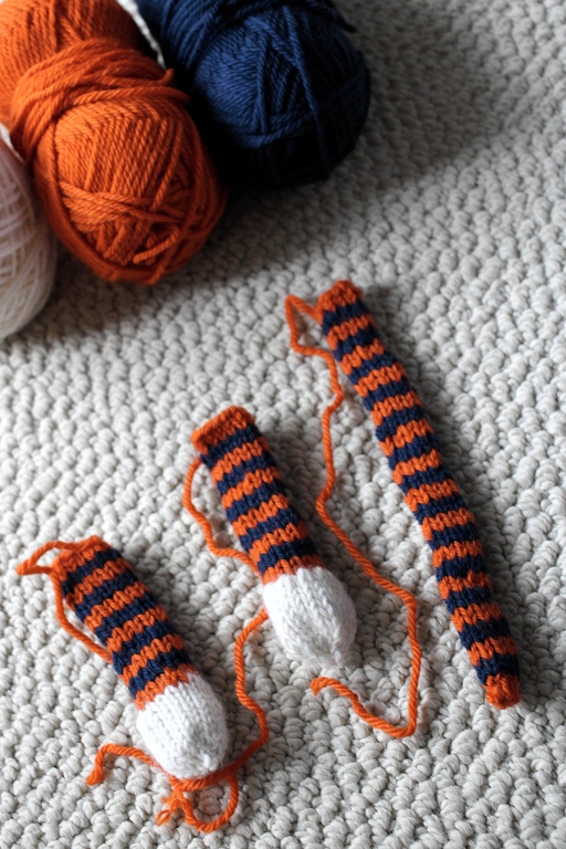 Just need to finish this tiger and I’ll be so close to finishing 2016’s gift knitting. | withwool.com