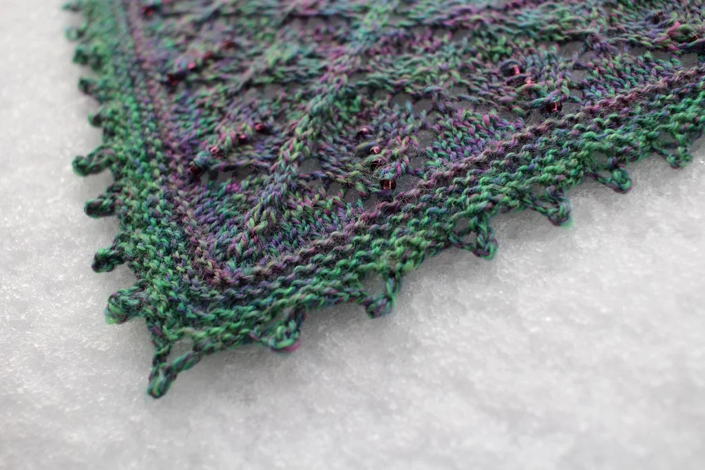 I made an Elder Tree Shawl and a Myndie Shawl as gifts for two excellent friends. | withwool.com