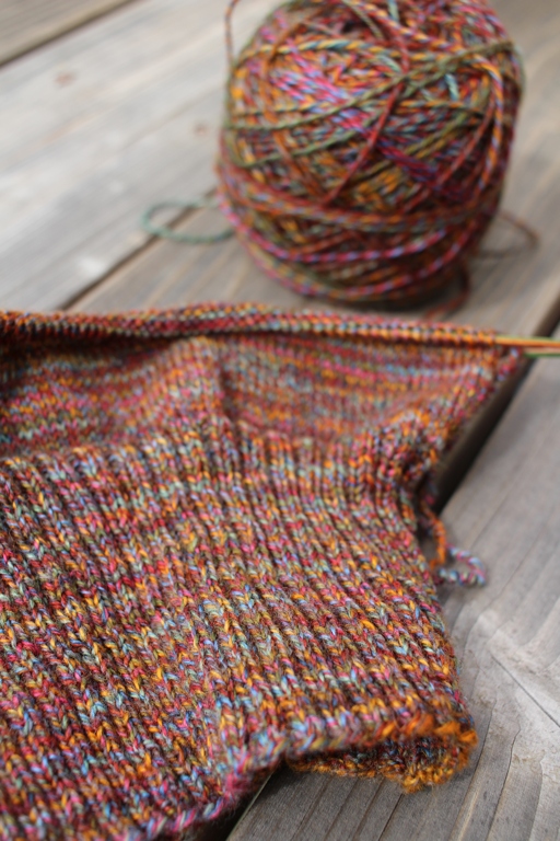 Yarn from the deep stash finally told me what it wants to be - a Sockhead Hat! | withwool.com