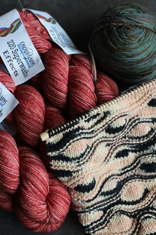 After spending so much time spinning yarn, I’m thrilled to be knitting with it again! | withwool.com