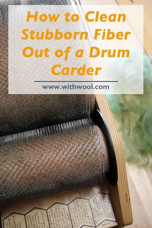 Chunks of fiber stuck in your drum carder? Get a pair of forceps to get those pesky fibers! | withwool.com
