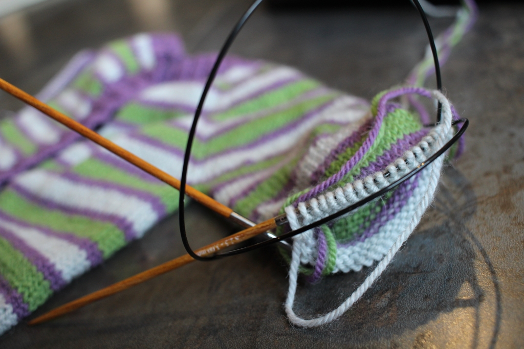 Clover 8.25 Plastic Circular Knitting Needle, size 10 - Mielke's