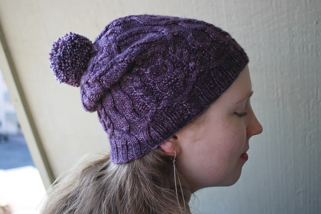 How to block a slouchy knitted hat the easy way! | How To Block A Slouchy Hat - withwool.com