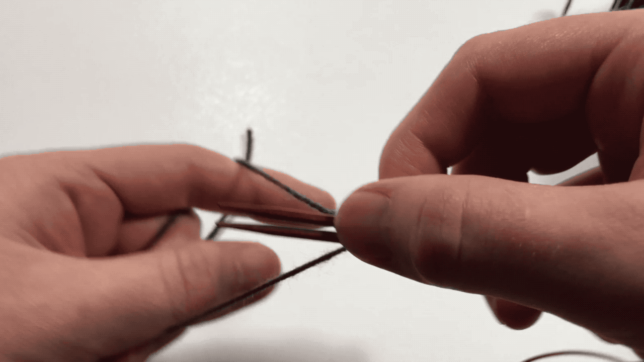Learn how to work Judy’s Magic Cast-On to seamlessly start knitting in knit or purl. It’s a great cast-on to use for toe-up socks and other projects that start from the center out. #knitting #knittingcaston #knittingtutorials | withwool.com