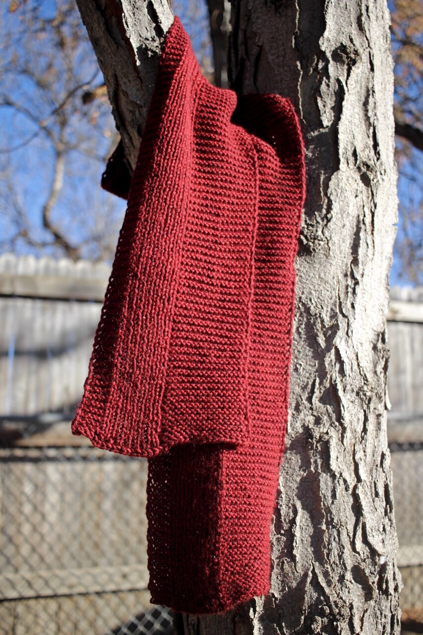The Red Scarf — With Wool